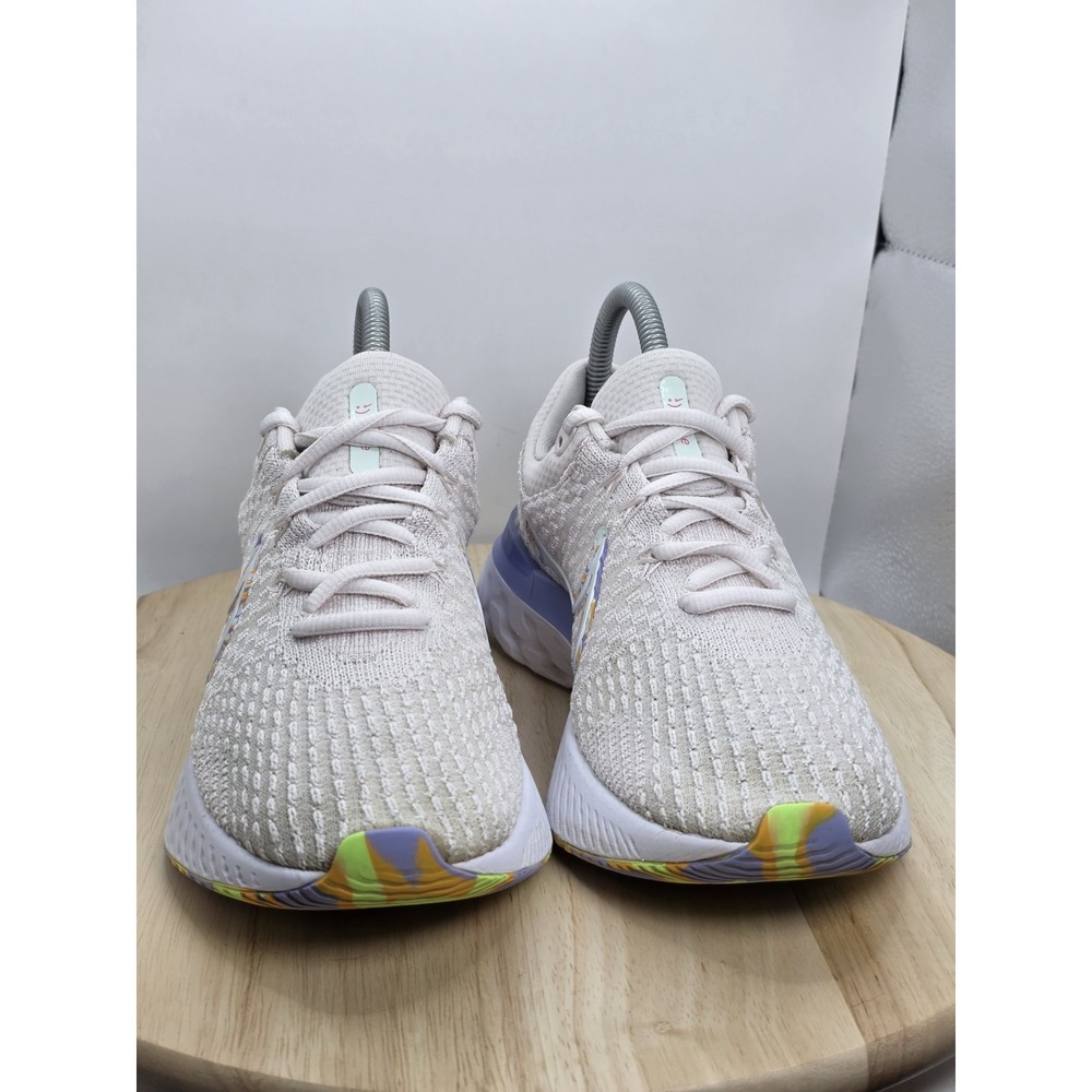 Women's Size 8.5 - Nike React Infinity Run FK 3 Pink/Purple/White DO9477-600 - Picture 2 of 9